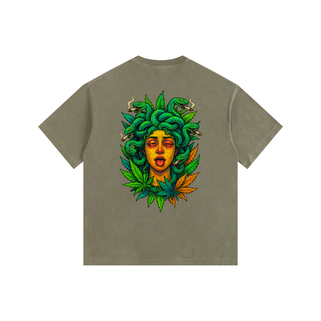 Vintage Washed Oversized Cotton T-Shirt