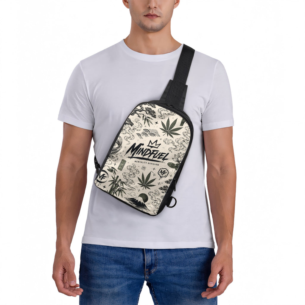 Double Layer CrossBody Bag Chest Bag