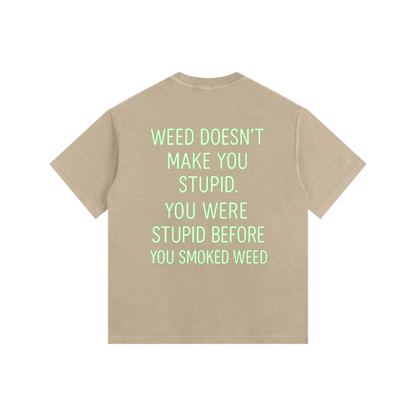 Vintage Washed Oversized Cotton T-Shirt