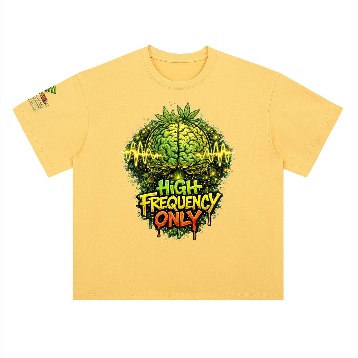 Heavyweight Drop Shoulder Cotton T-Shirt