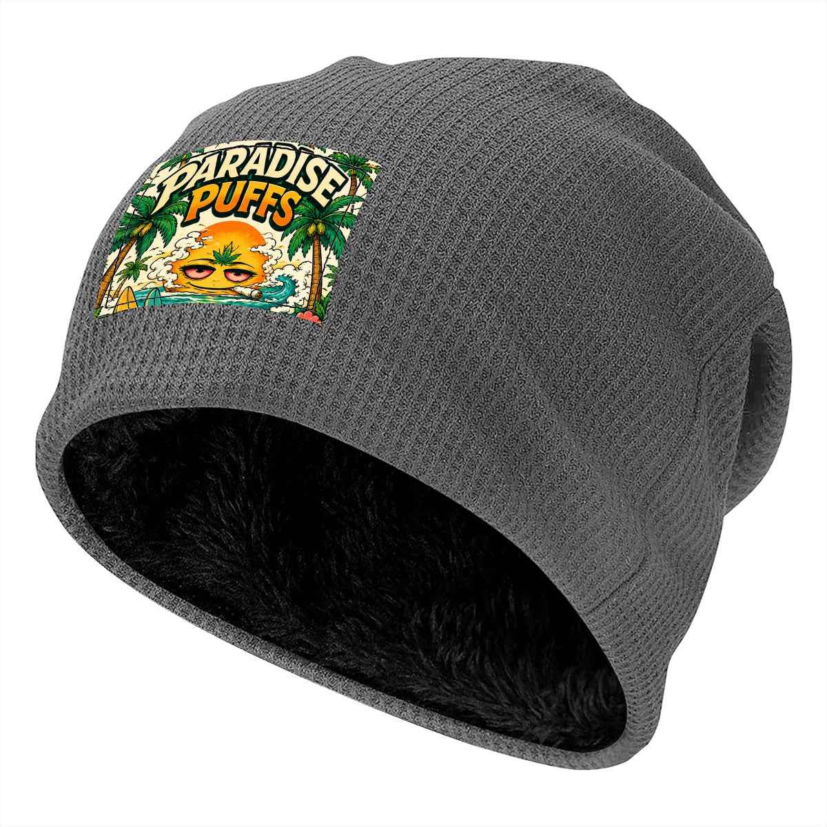 Waffle Knit Pullover Hat