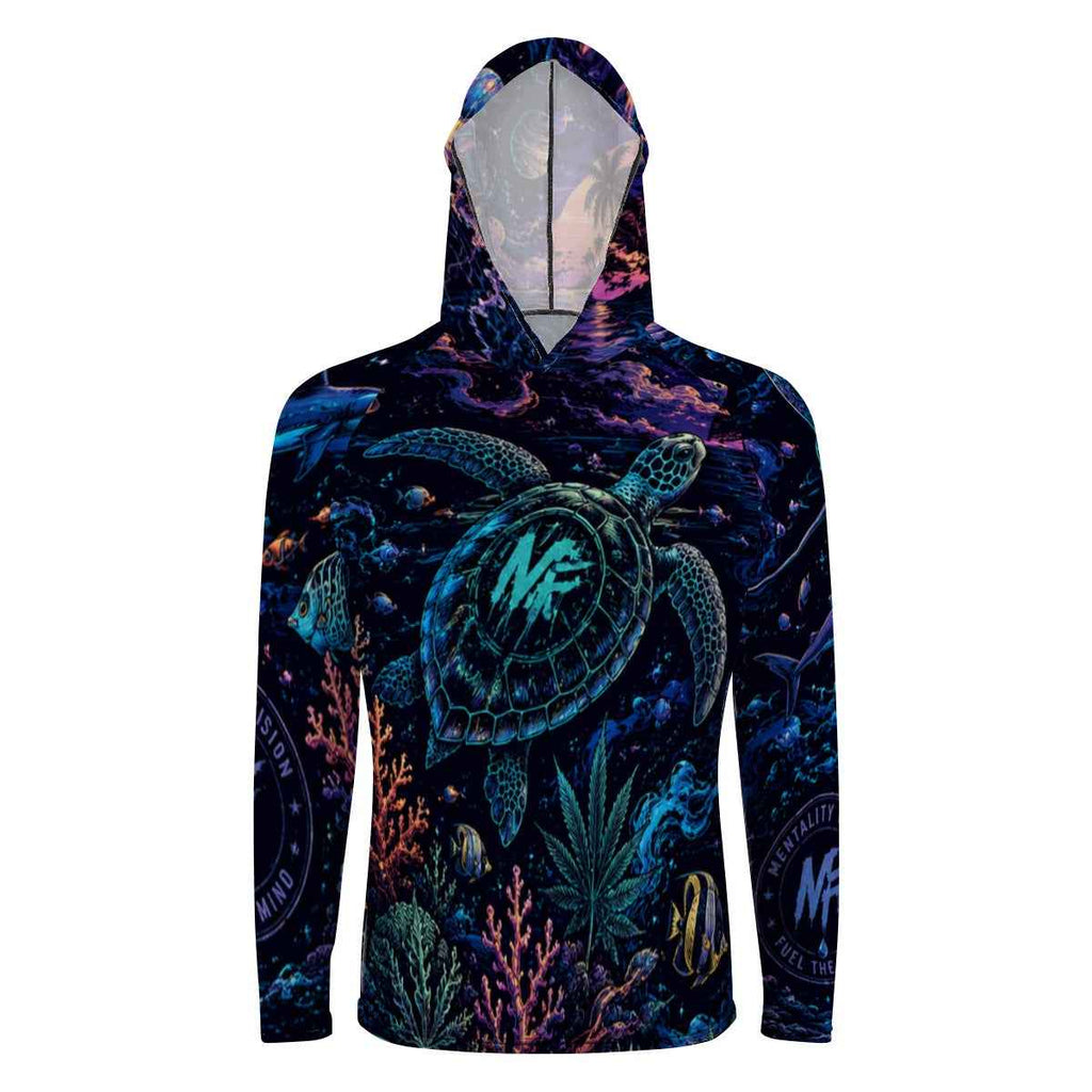 Men's Sun Shirt Ice Silk Hooded Tee