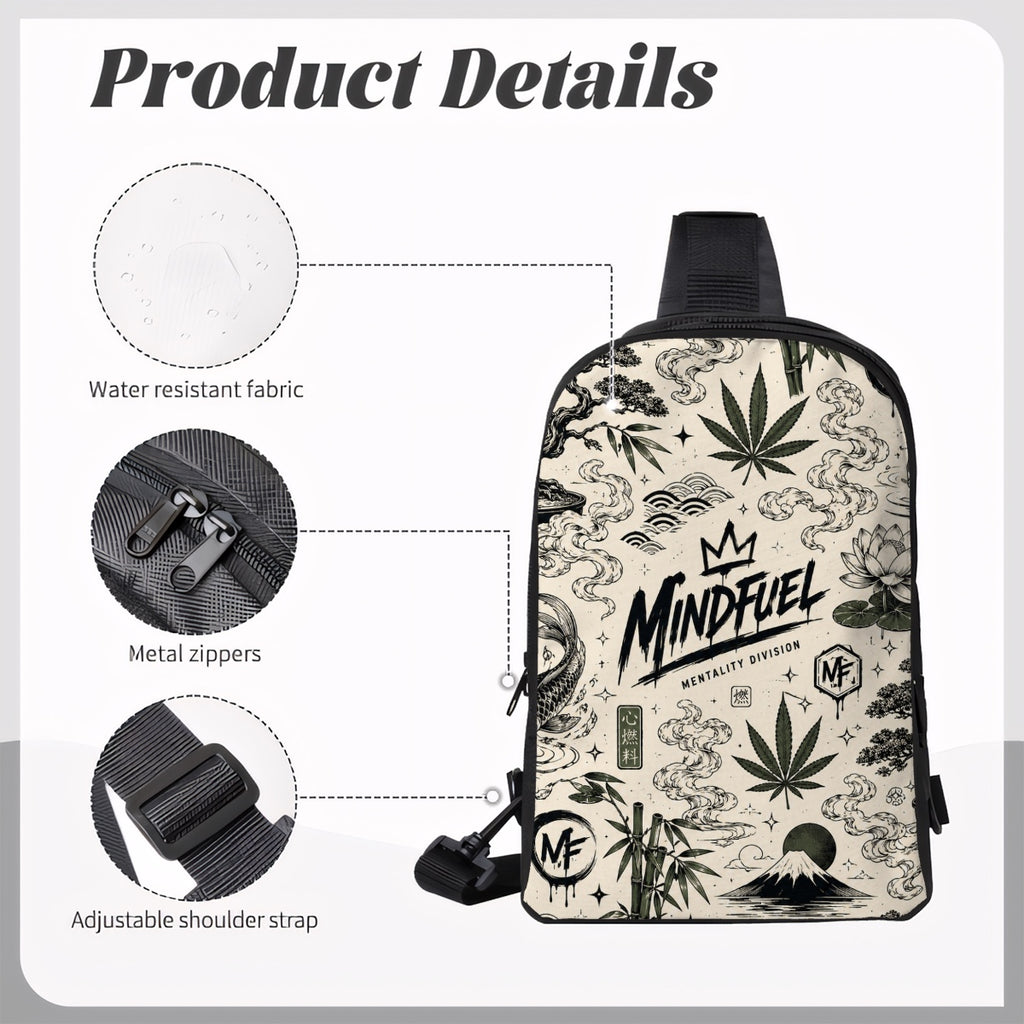 Double Layer CrossBody Bag Chest Bag
