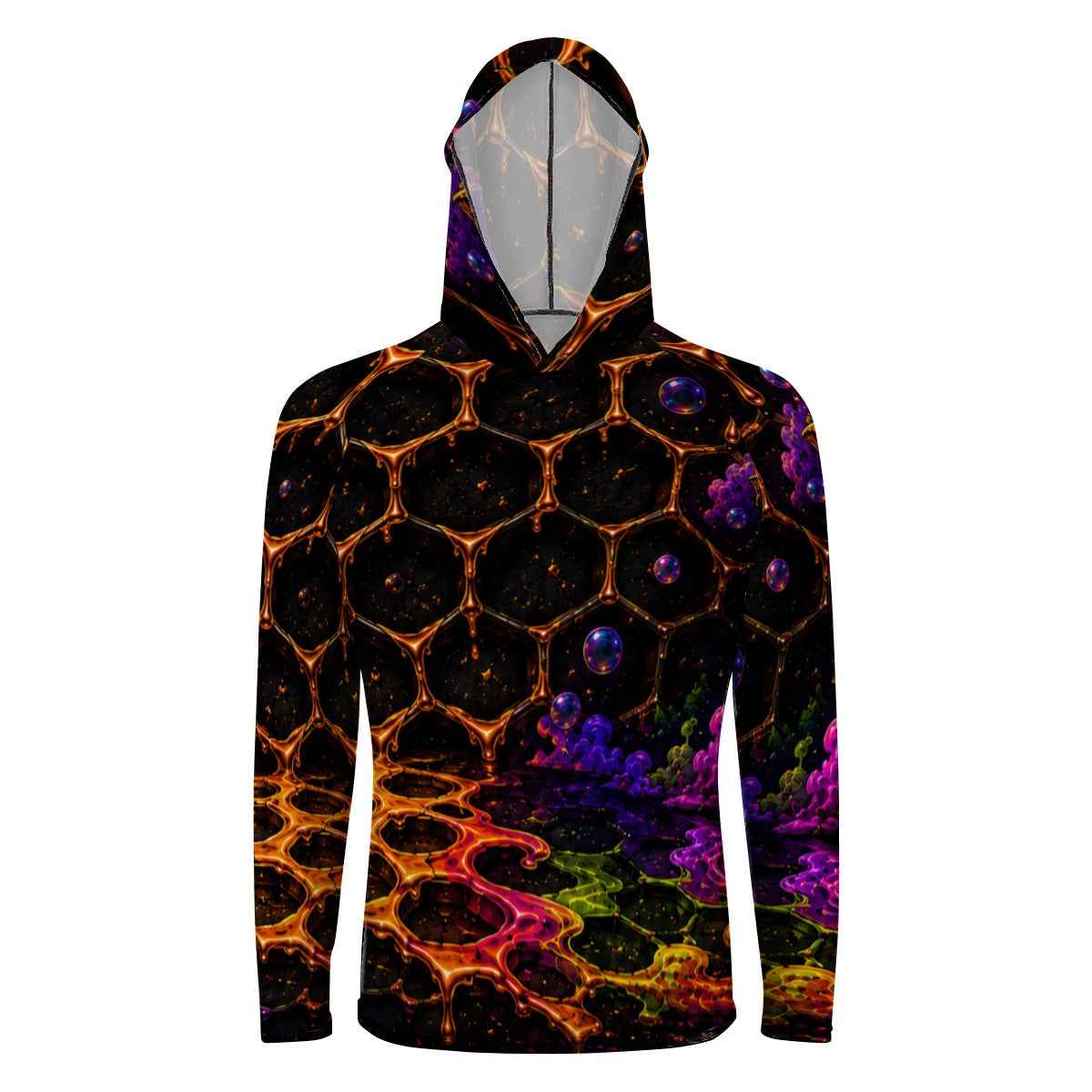 Men's Sun Shirt Ice Silk Hooded Tee