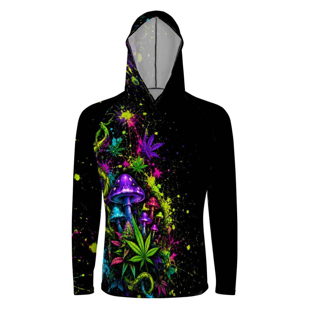 Men's Sun Shirt Ice Silk Hooded Tee