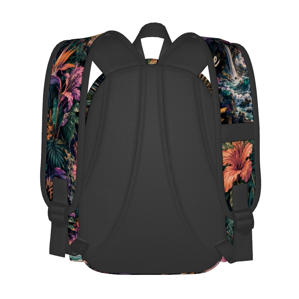 Large Capacity Oxford Backpack with Cloth Side Pockets