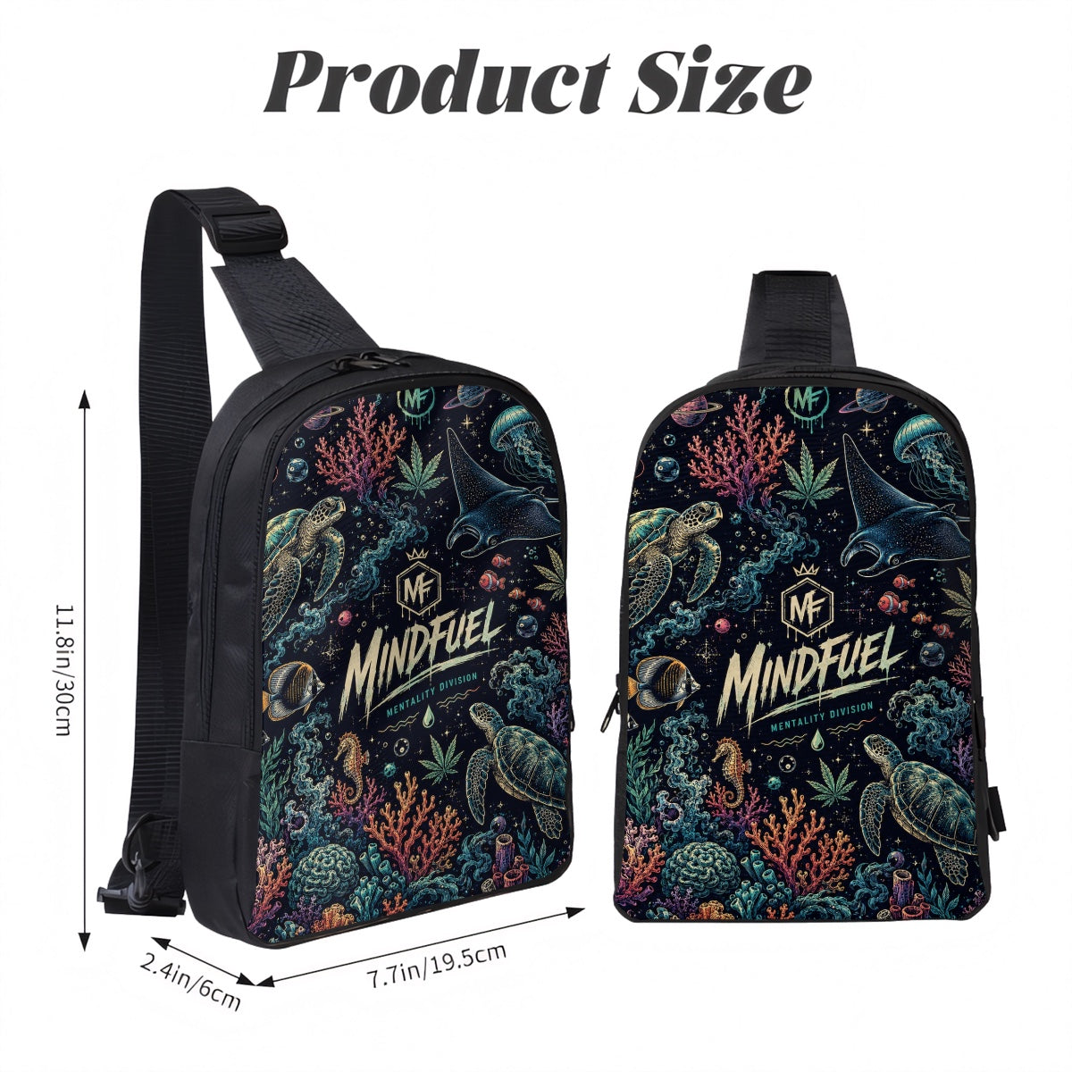Double Layer CrossBody Bag Chest Bag