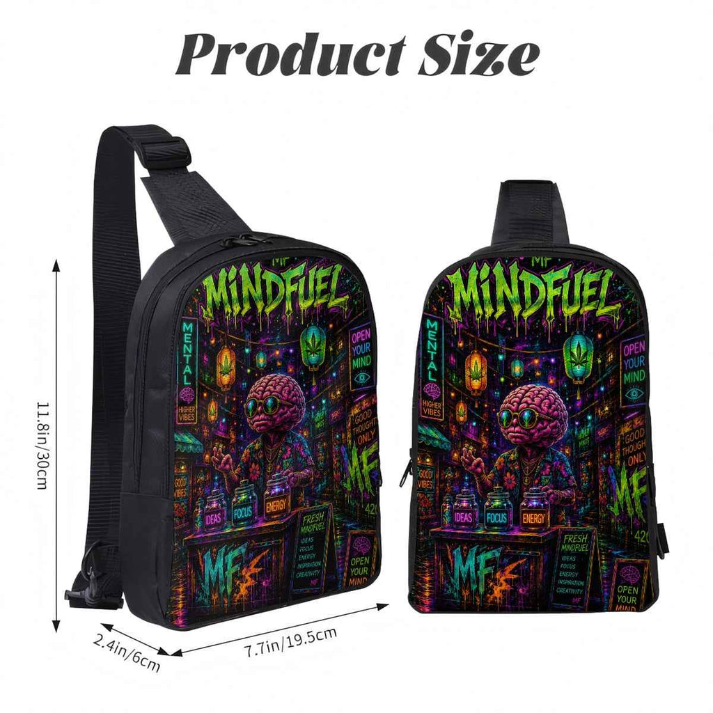 Double Layer CrossBody Bag Chest Bag