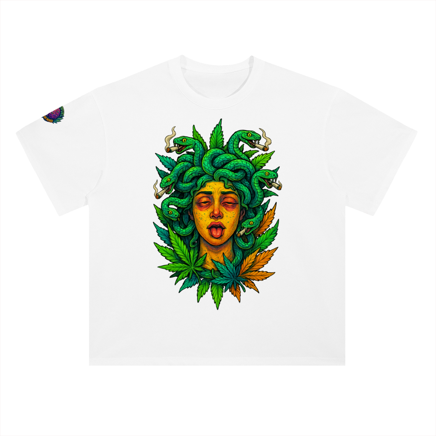Heavyweight Drop Shoulder Cotton T-Shirt