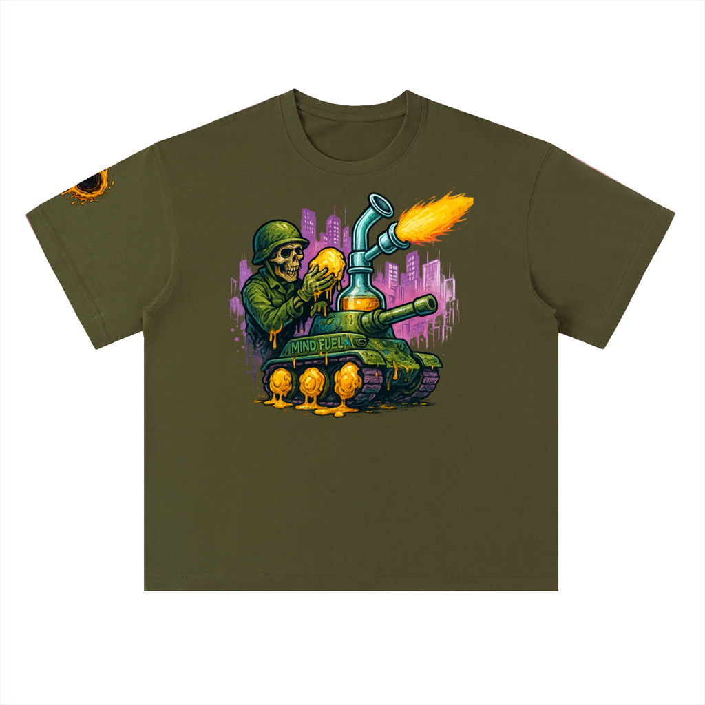 Heavyweight Drop Shoulder Cotton T-Shirt