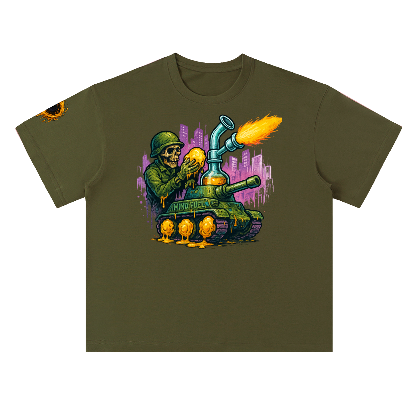 Heavyweight Drop Shoulder Cotton T-Shirt