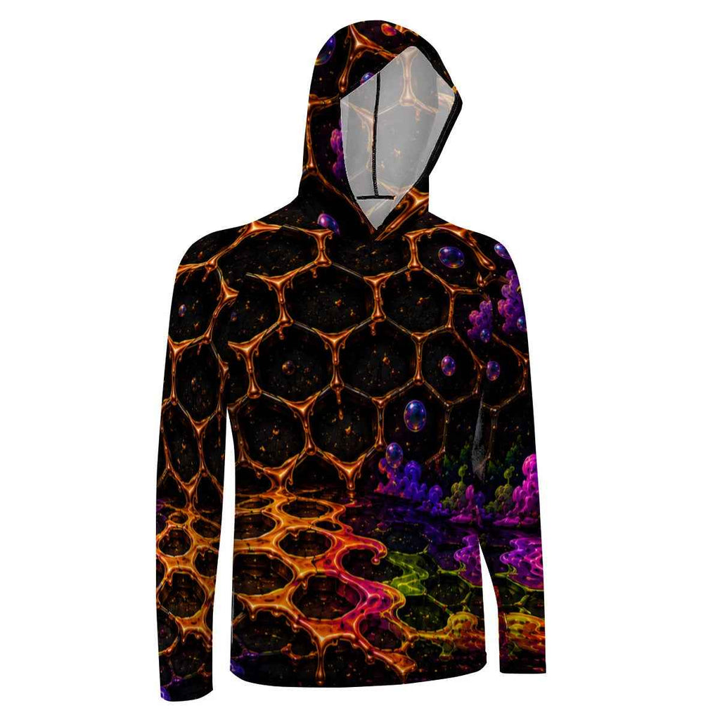 Men's Sun Shirt Ice Silk Hooded Tee