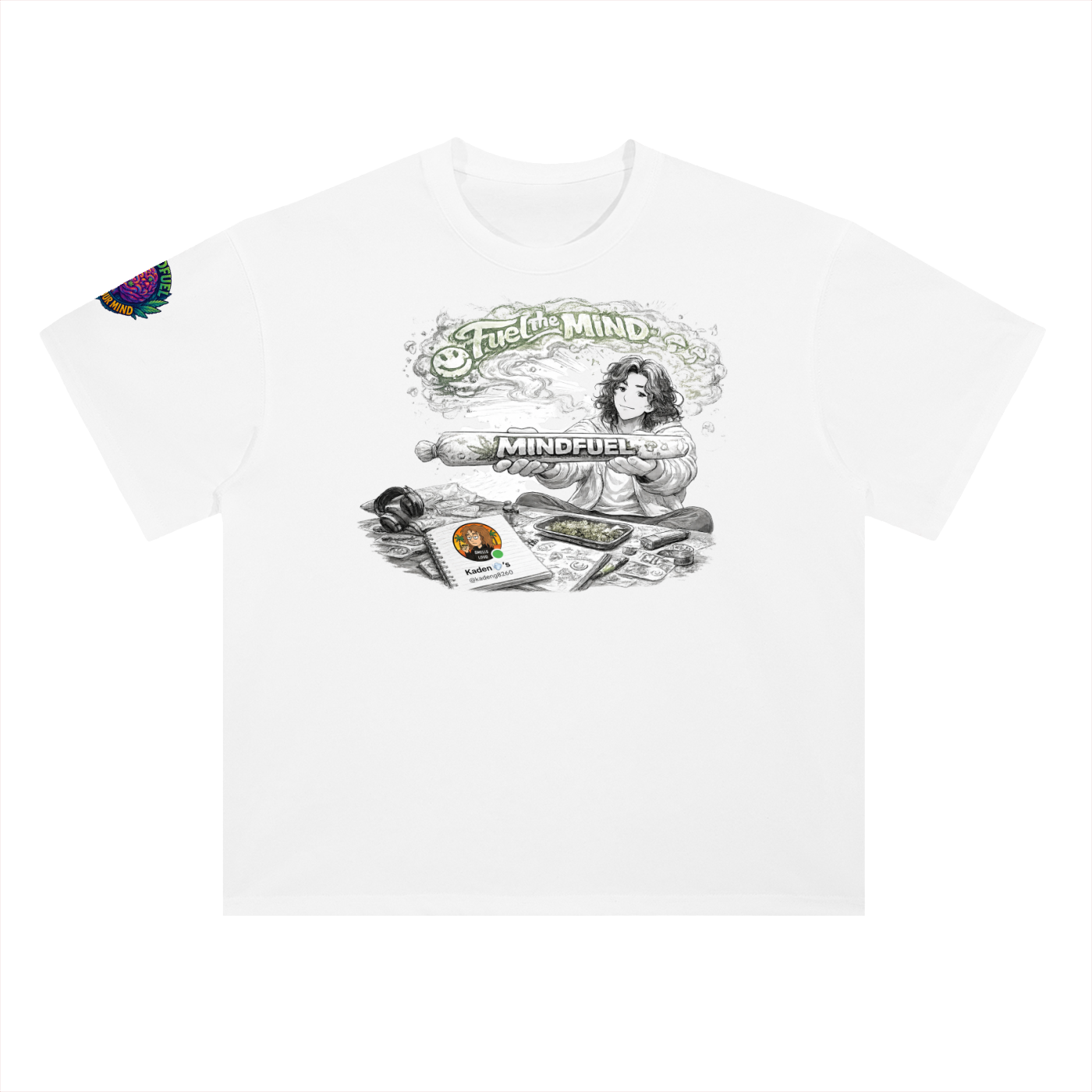 Heavyweight Drop Shoulder Cotton T-Shirt