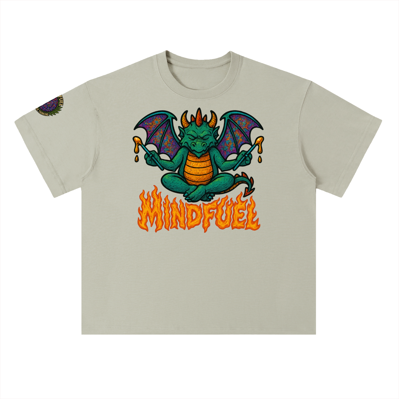 Heavyweight Drop Shoulder Cotton T-Shirt