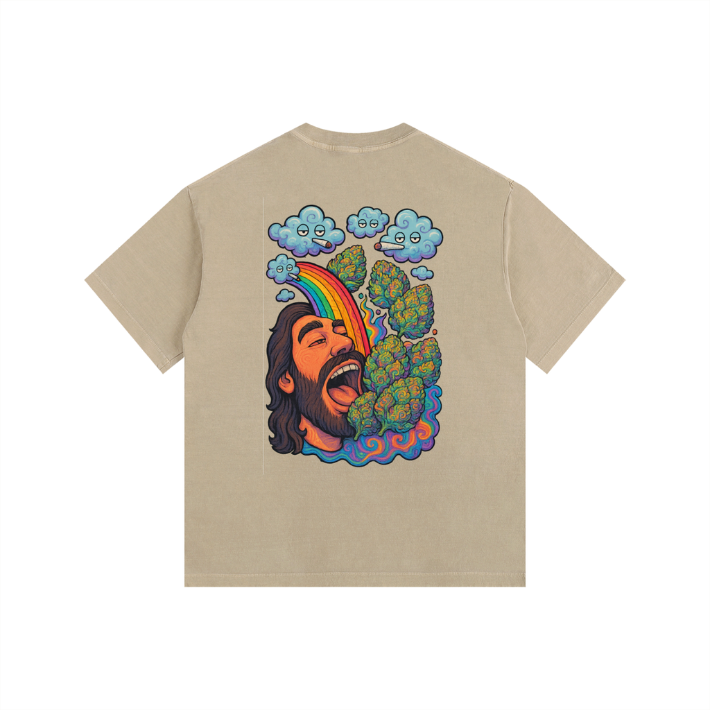 Vintage Washed Oversized Cotton T-Shirt