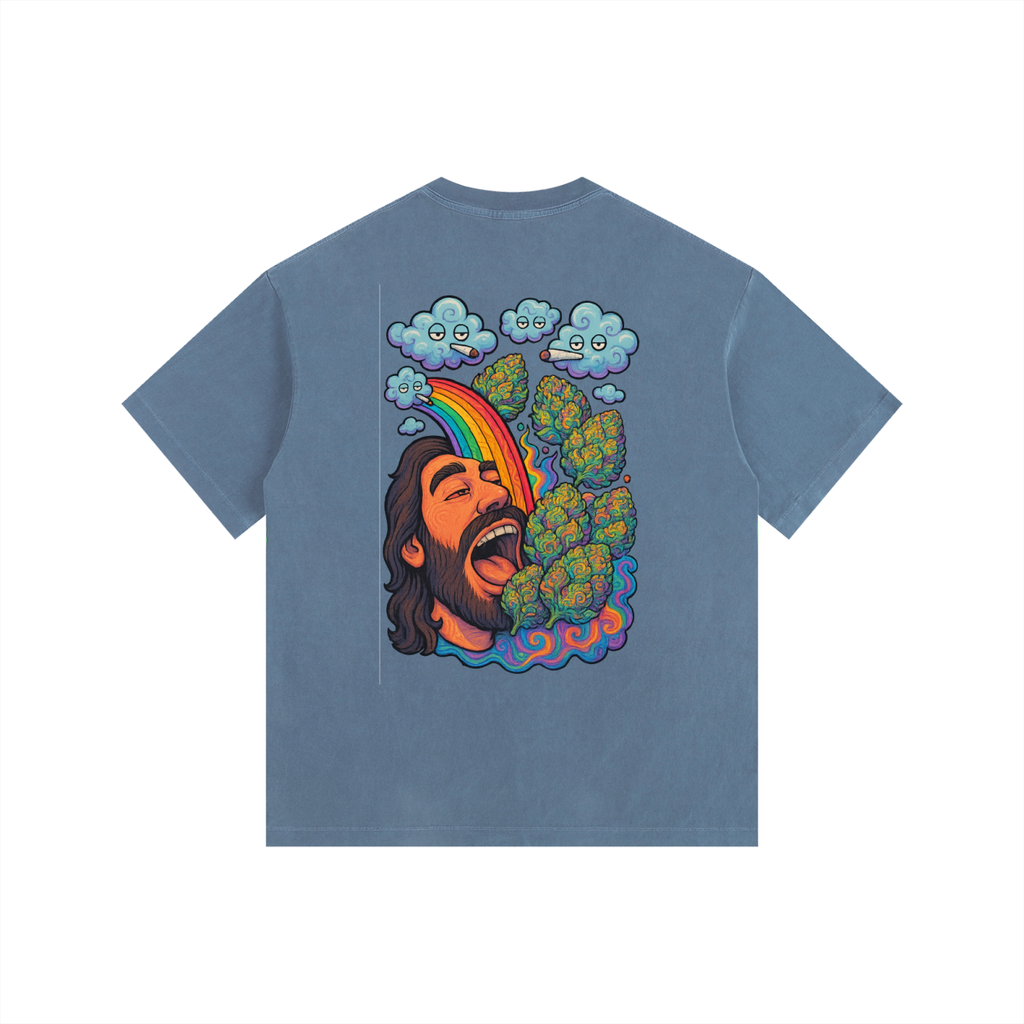 Vintage Washed Oversized Cotton T-Shirt