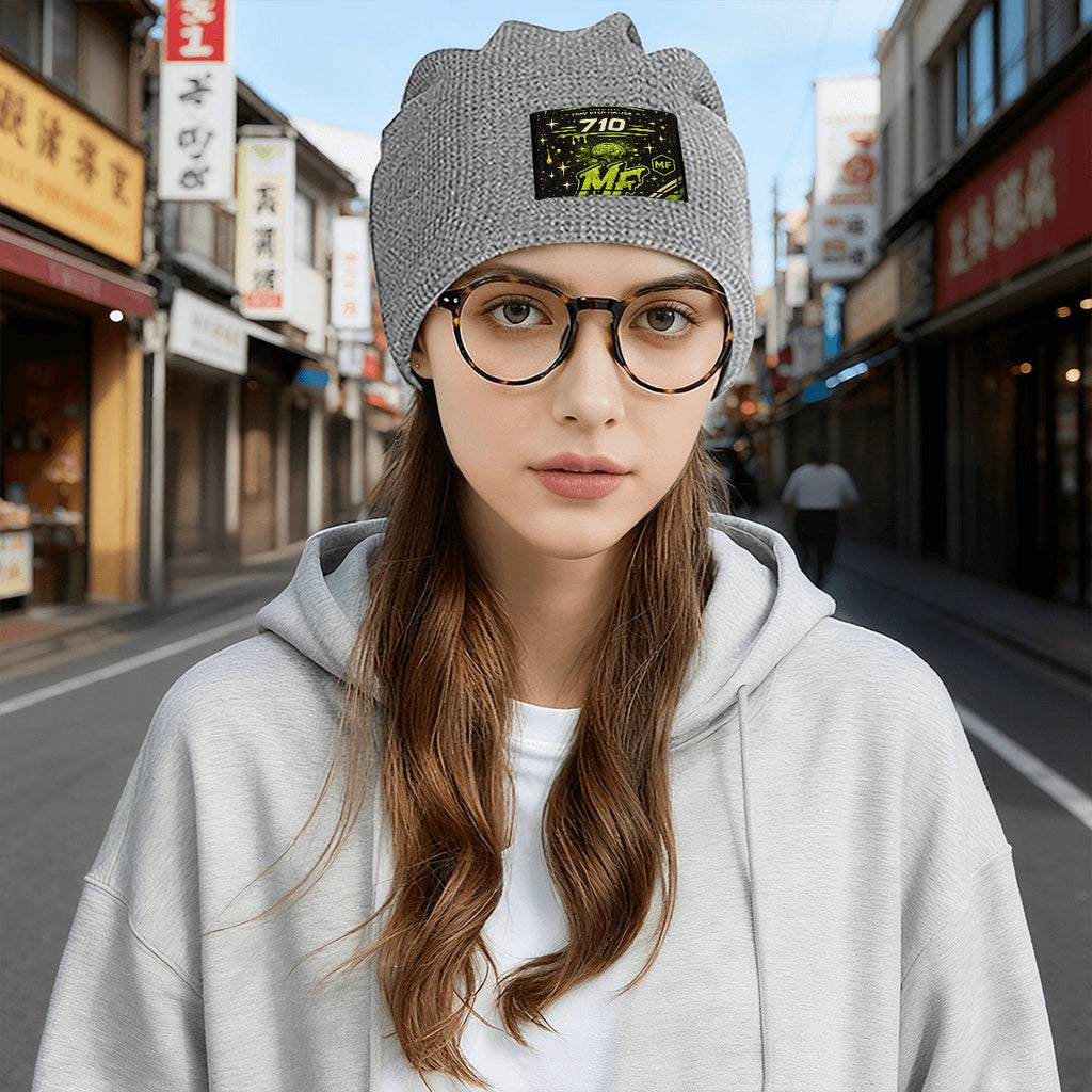 Waffle Knit Pullover Hat