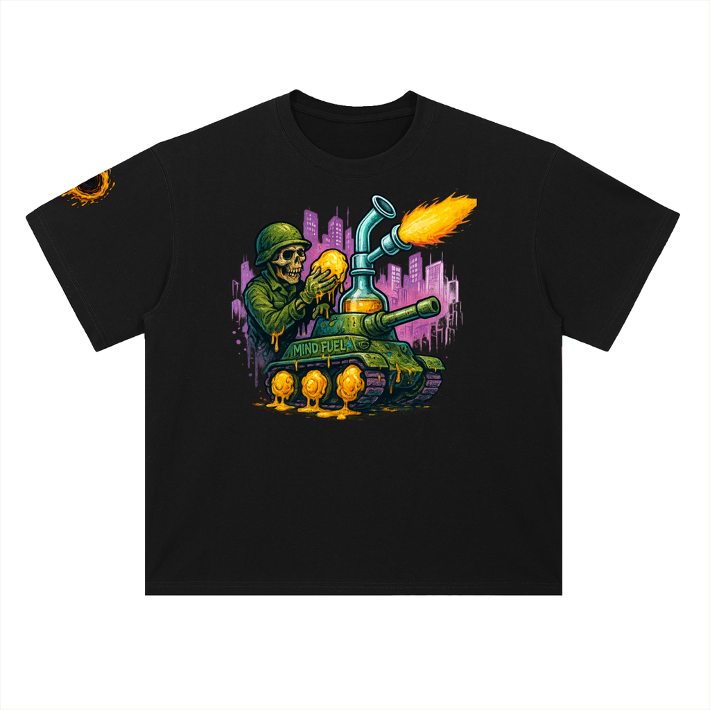 Heavyweight Drop Shoulder Cotton T-Shirt
