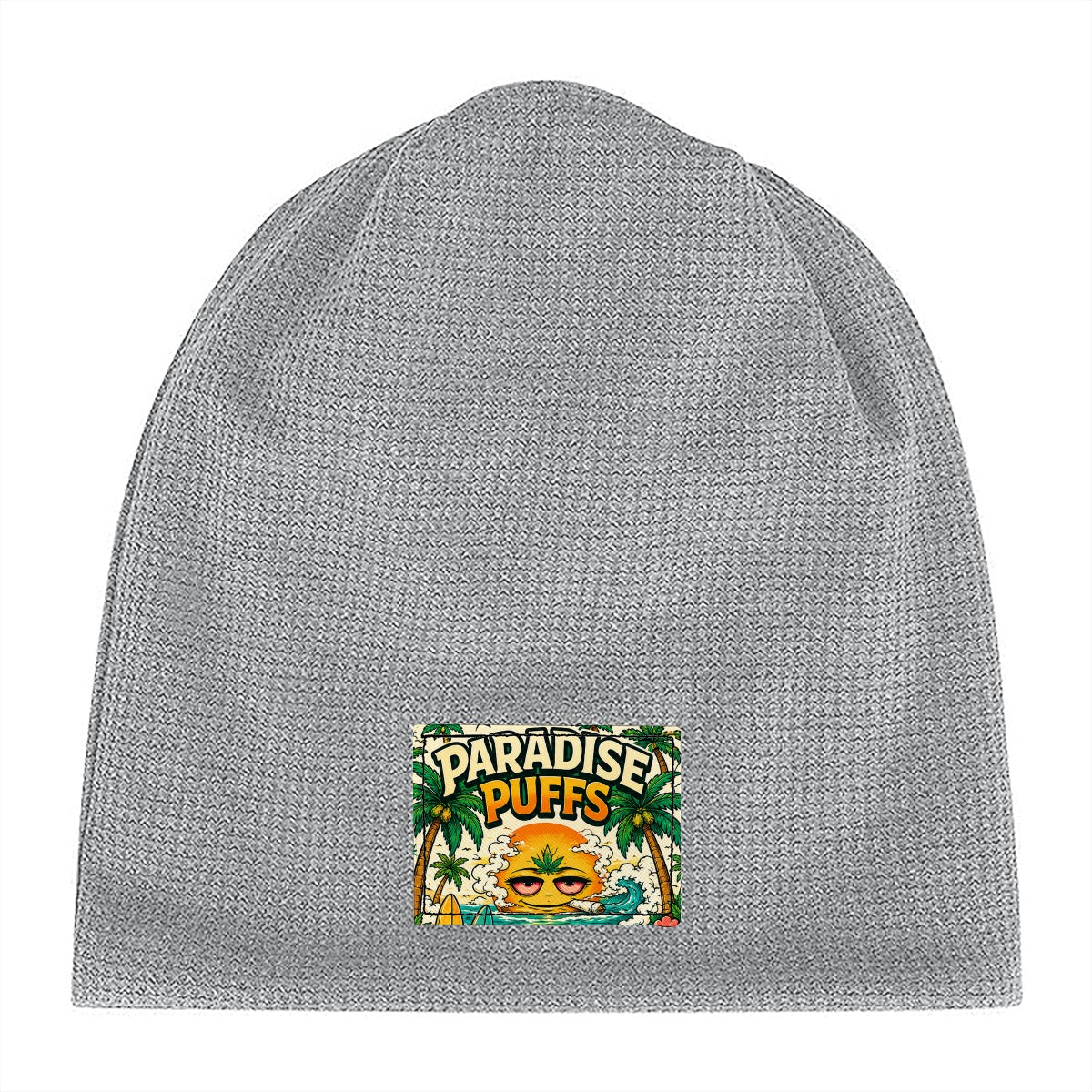 Waffle Knit Pullover Hat