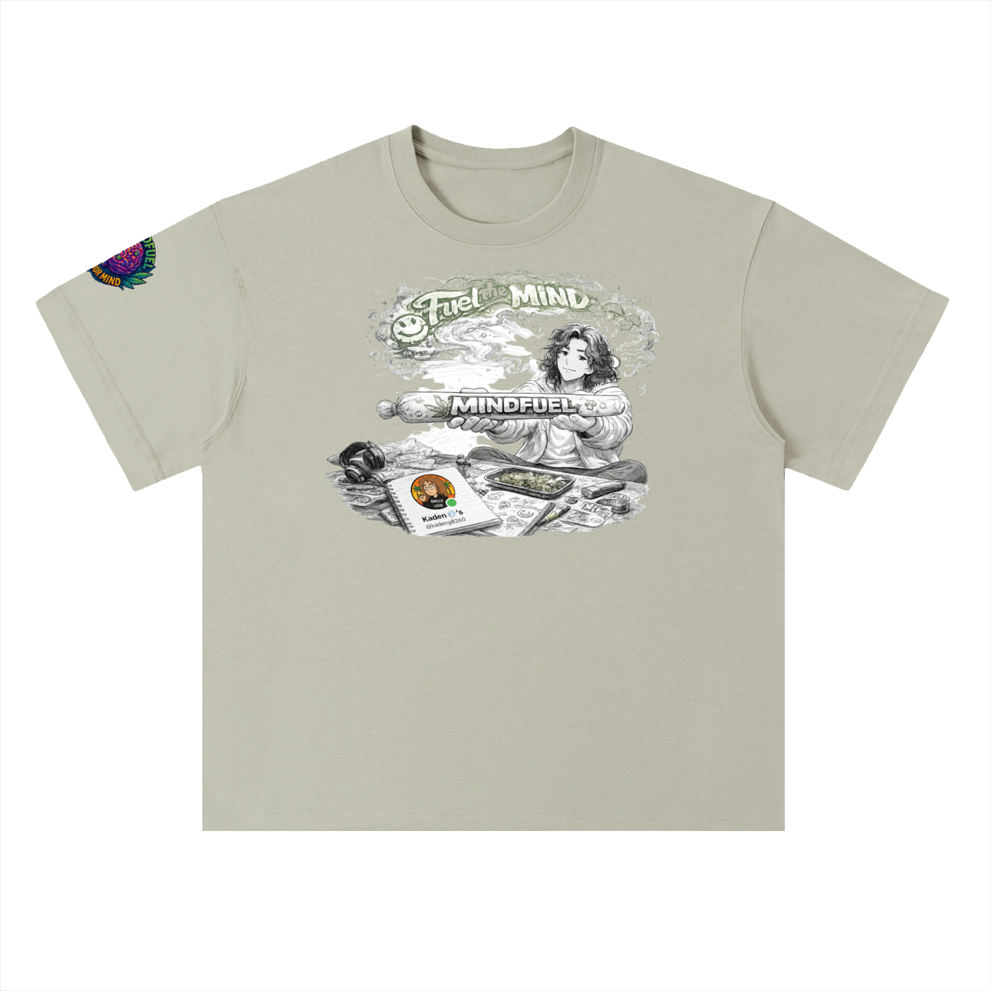 Heavyweight Drop Shoulder Cotton T-Shirt