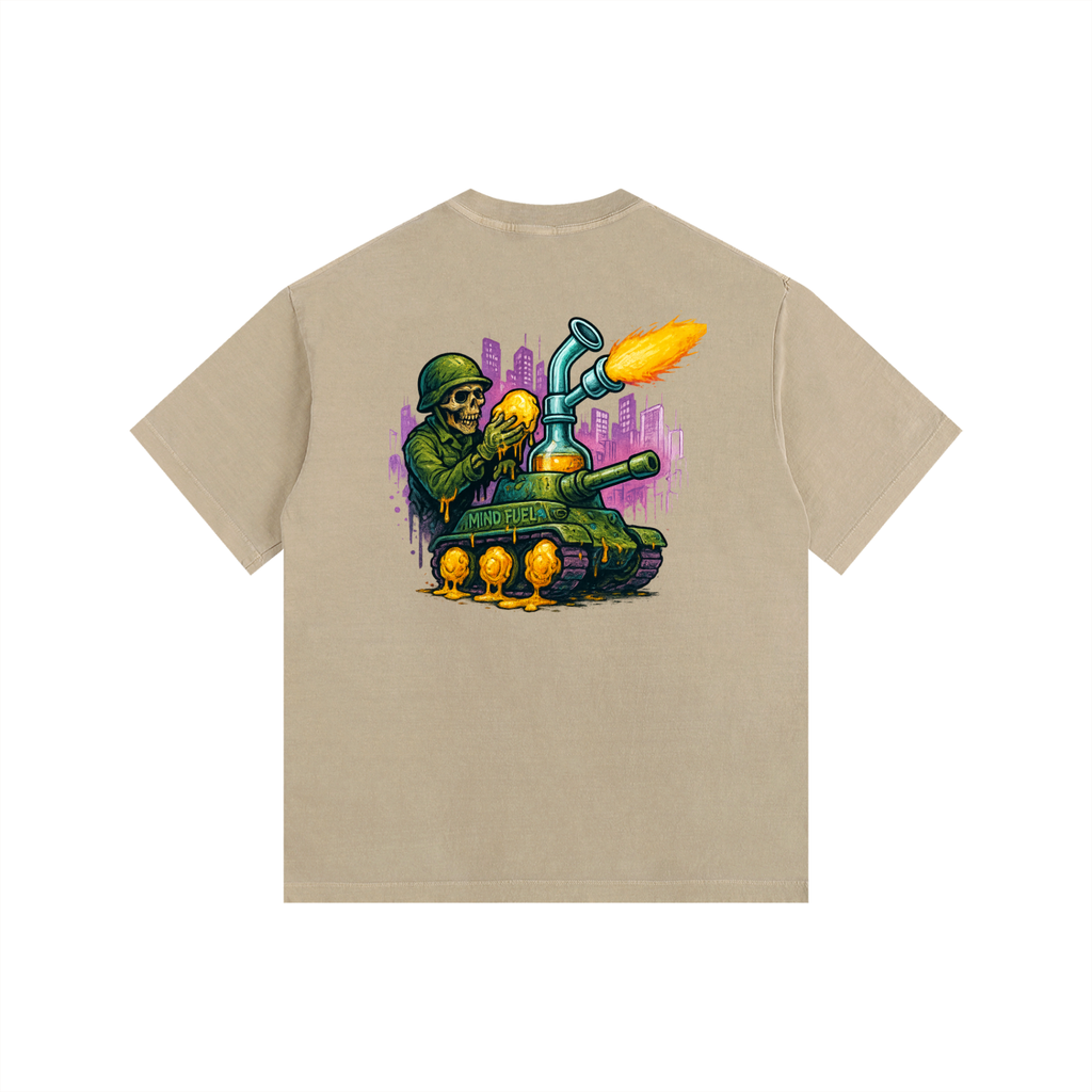 Vintage Washed Oversized Cotton T-Shirt