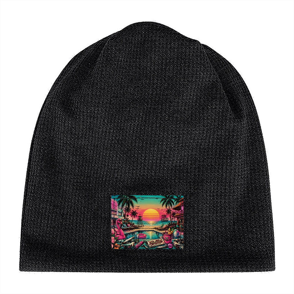 Waffle Knit Pullover Hat