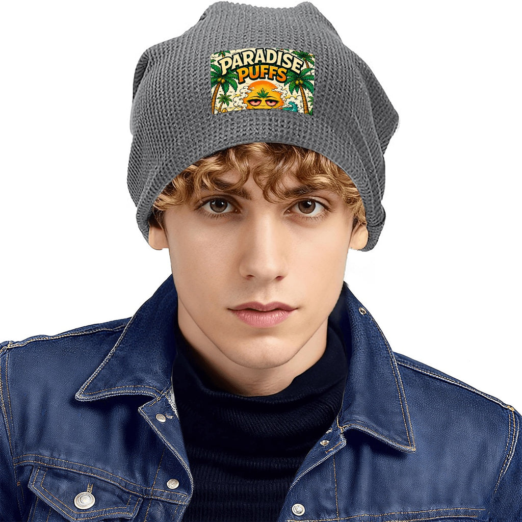 Waffle Knit Pullover Hat