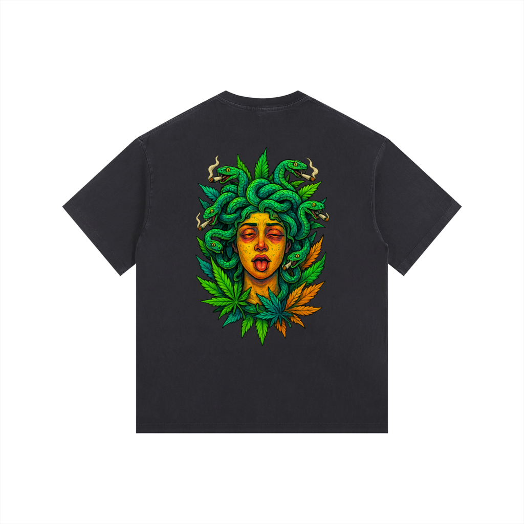 Vintage Washed Oversized Cotton T-Shirt