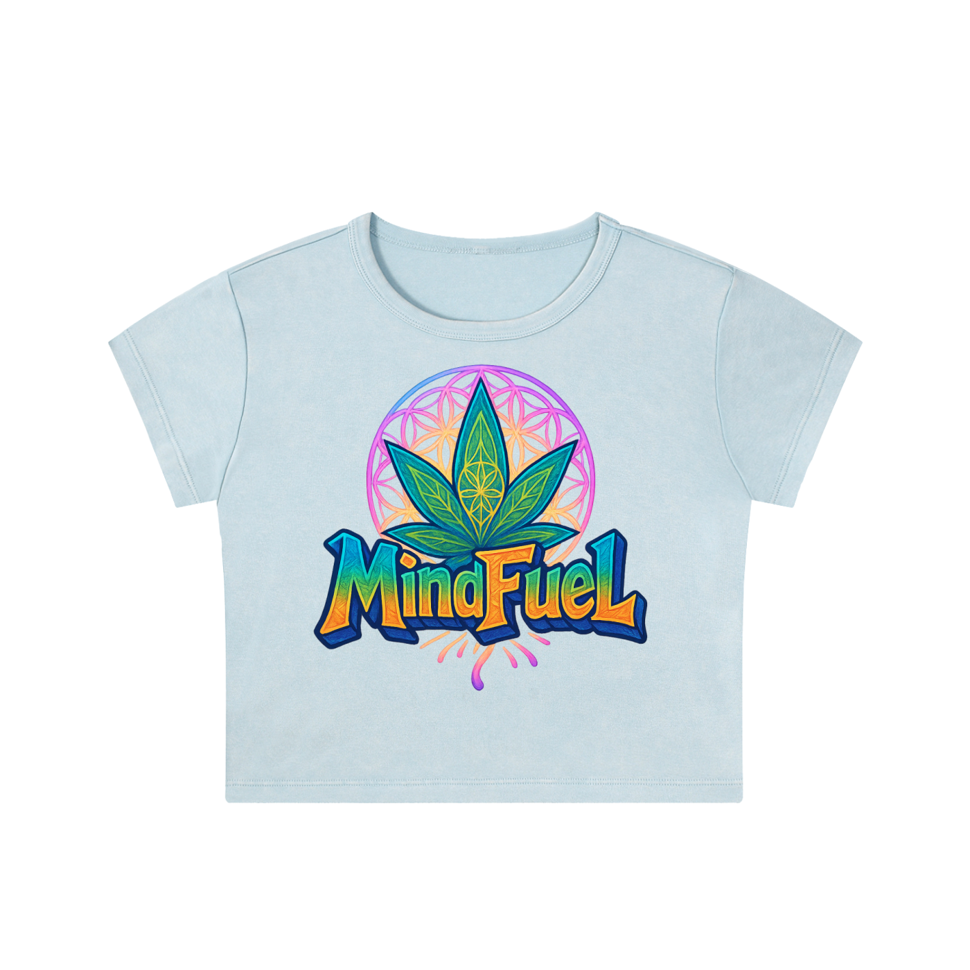 Snow Washed Crop Top