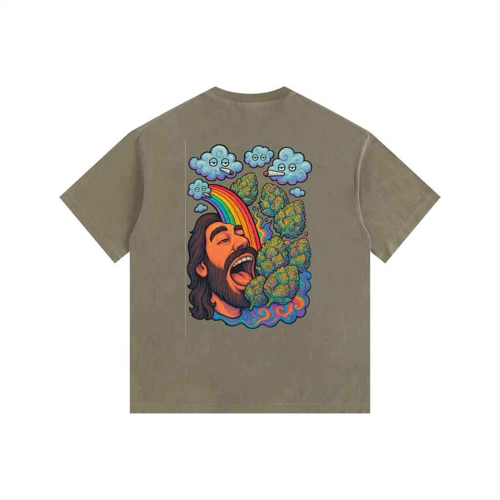 Vintage Washed Oversized Cotton T-Shirt