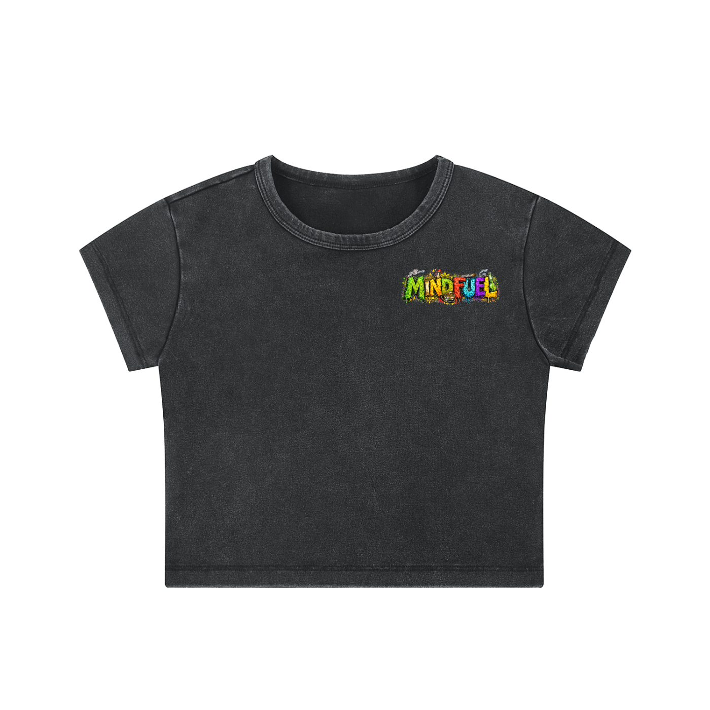 Snow Washed Crop Top