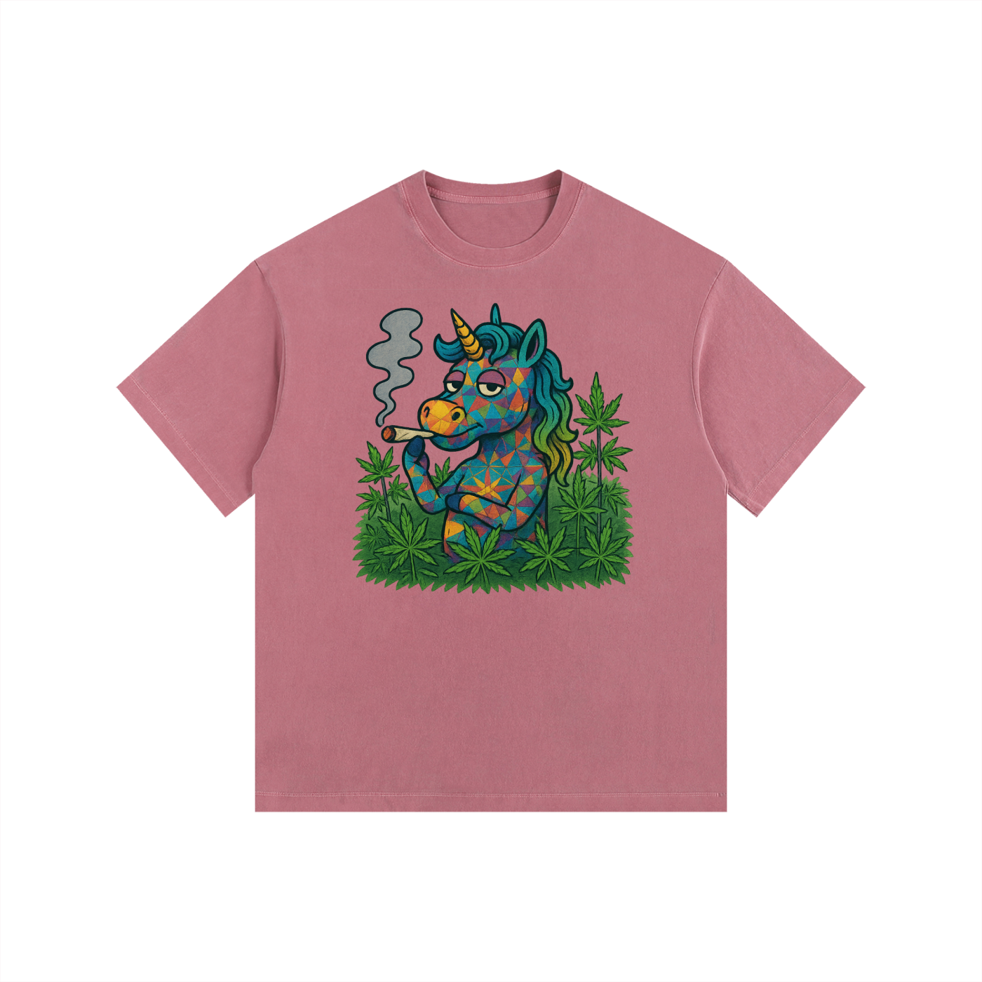 Vintage Washed Oversized Cotton T-Shirt