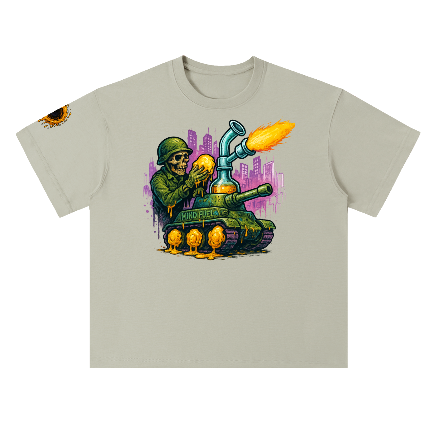 Heavyweight Drop Shoulder Cotton T-Shirt