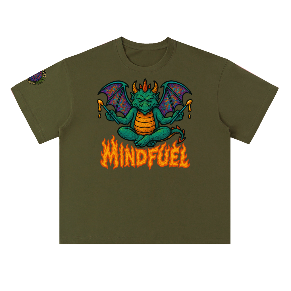 Heavyweight Drop Shoulder Cotton T-Shirt