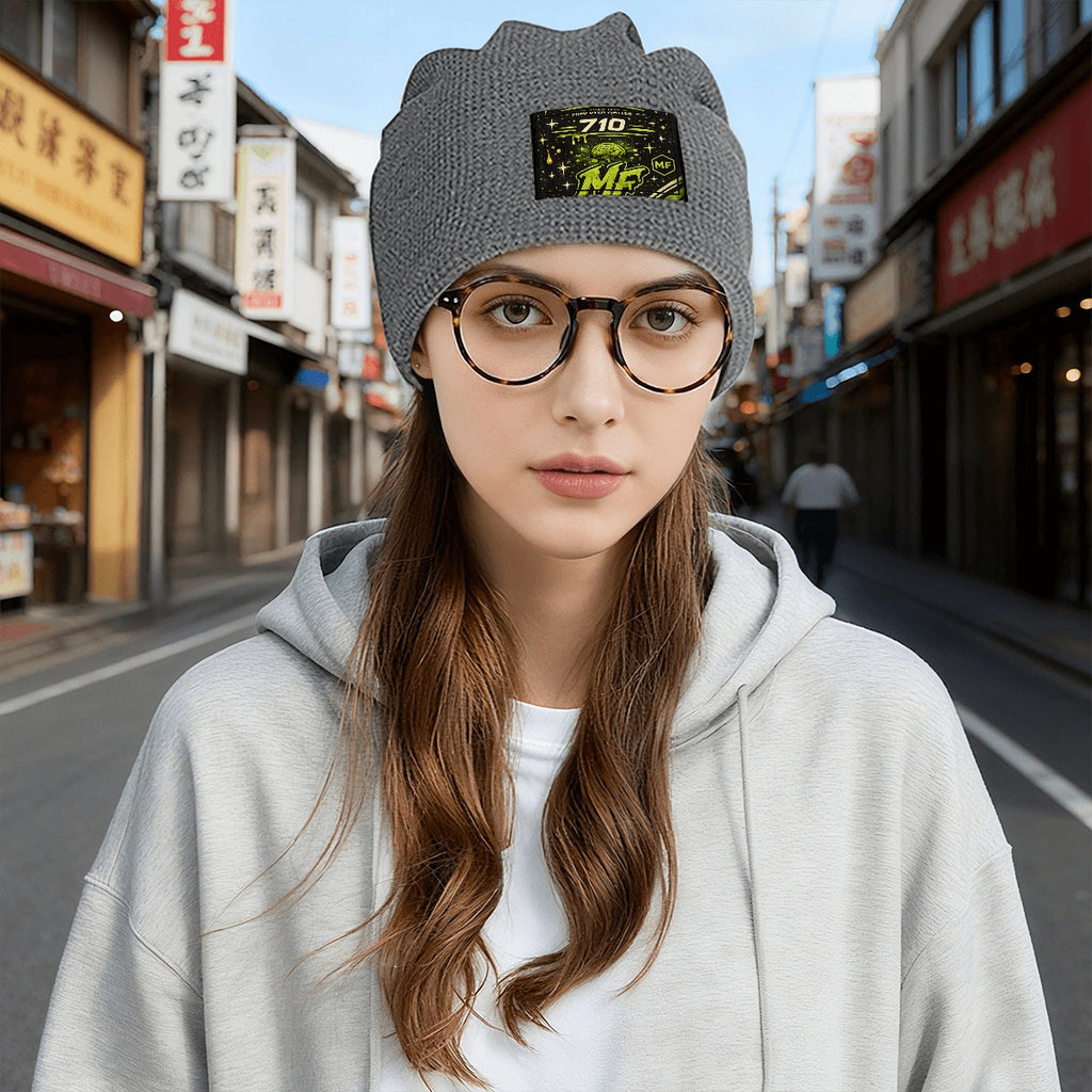 Waffle Knit Pullover Hat