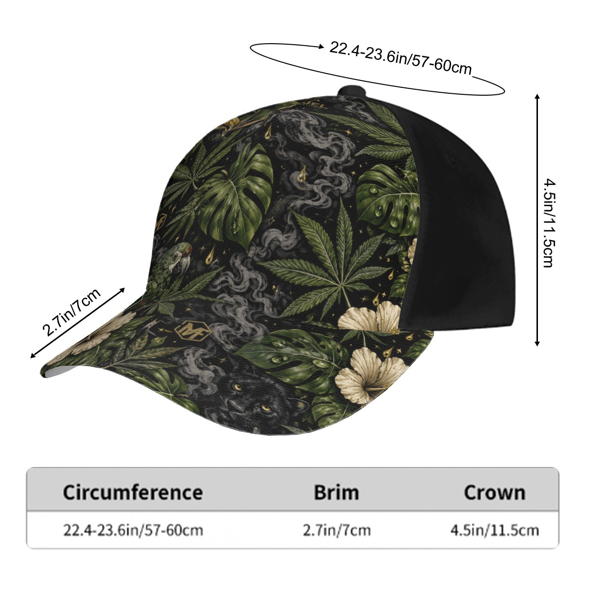 Whole Design Baseball Cap - Stylish and Unique