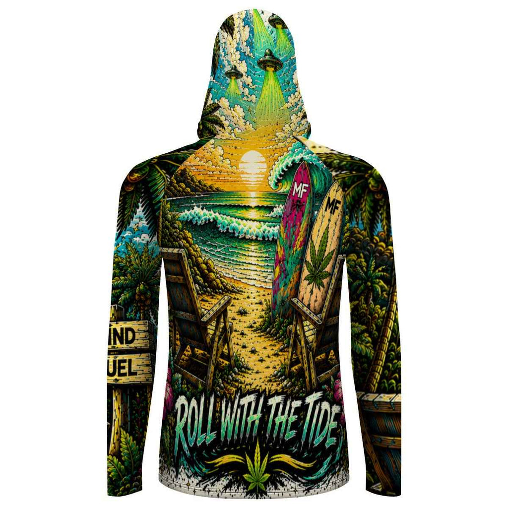 Men's Sun Shirt Ice Silk Hooded Tee