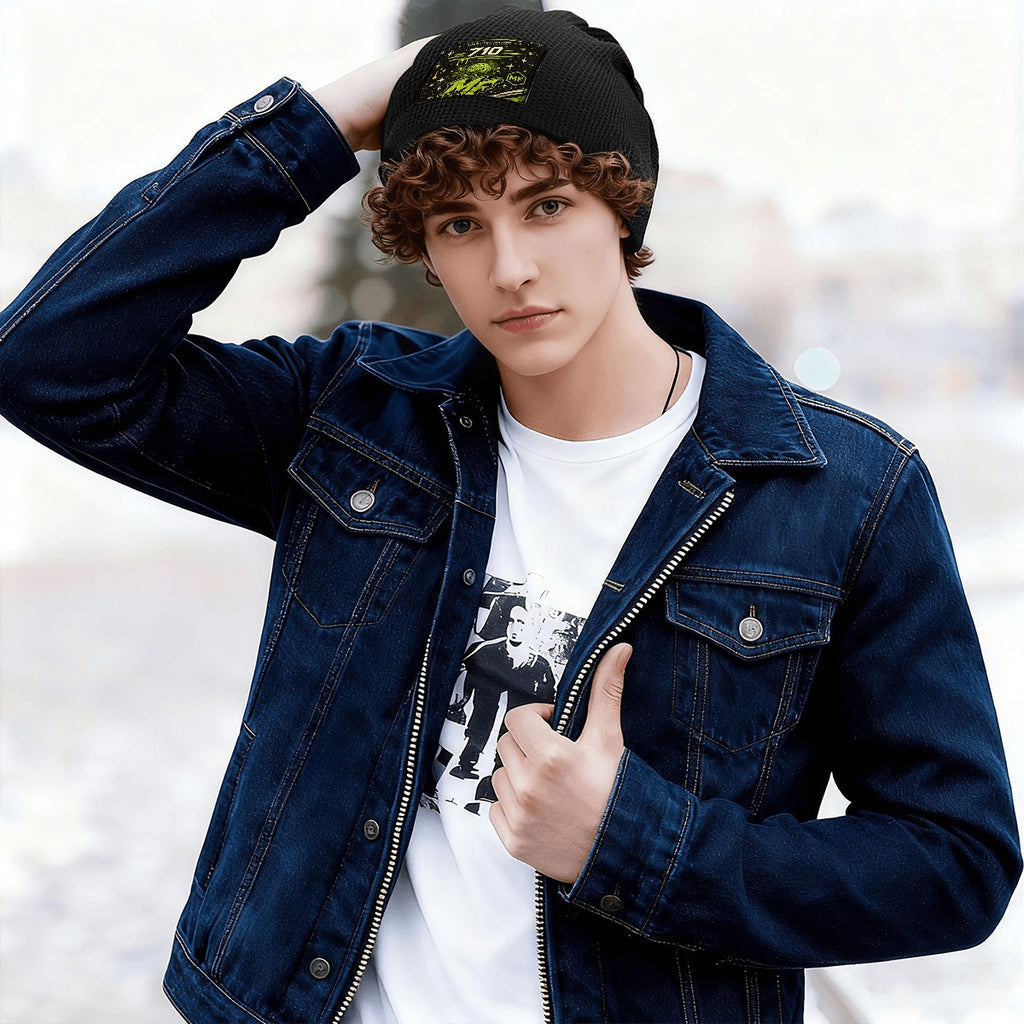 Waffle Knit Pullover Hat