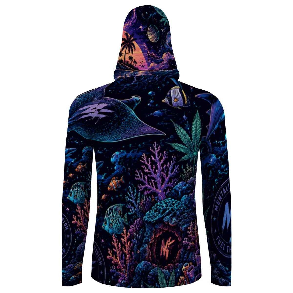 Men's Sun Shirt Ice Silk Hooded Tee