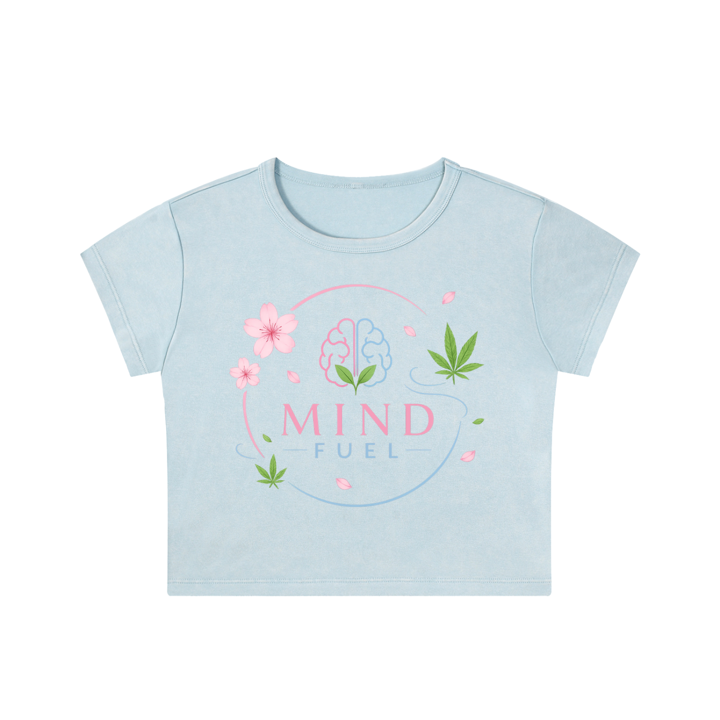 Snow Washed Crop Top