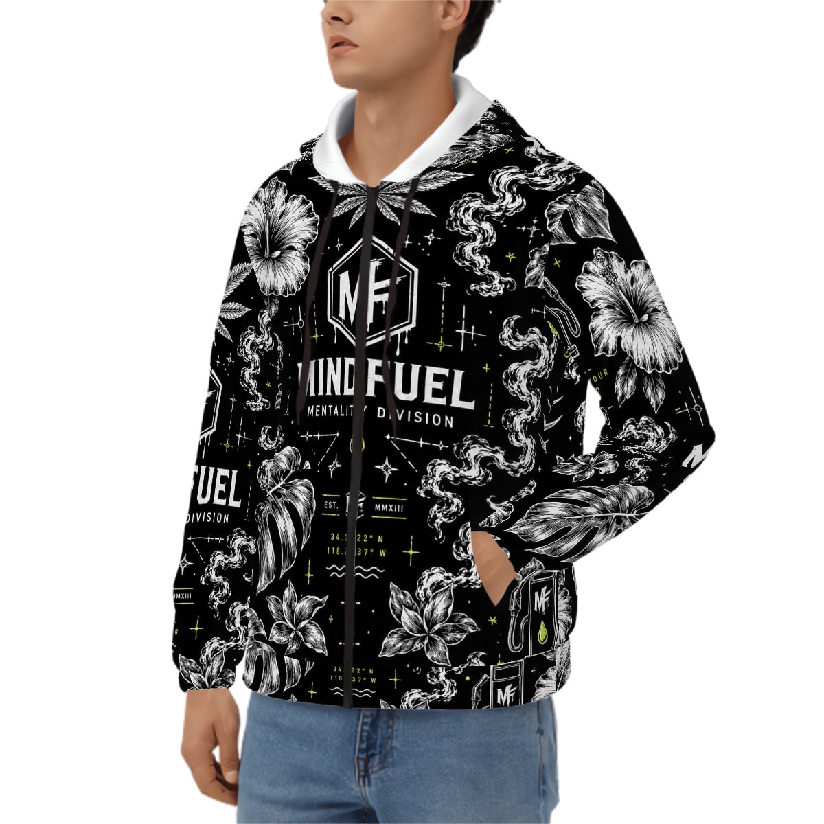 Men's Zip-Up Hoodie - Stylish and Comfortable for Everyday Wear