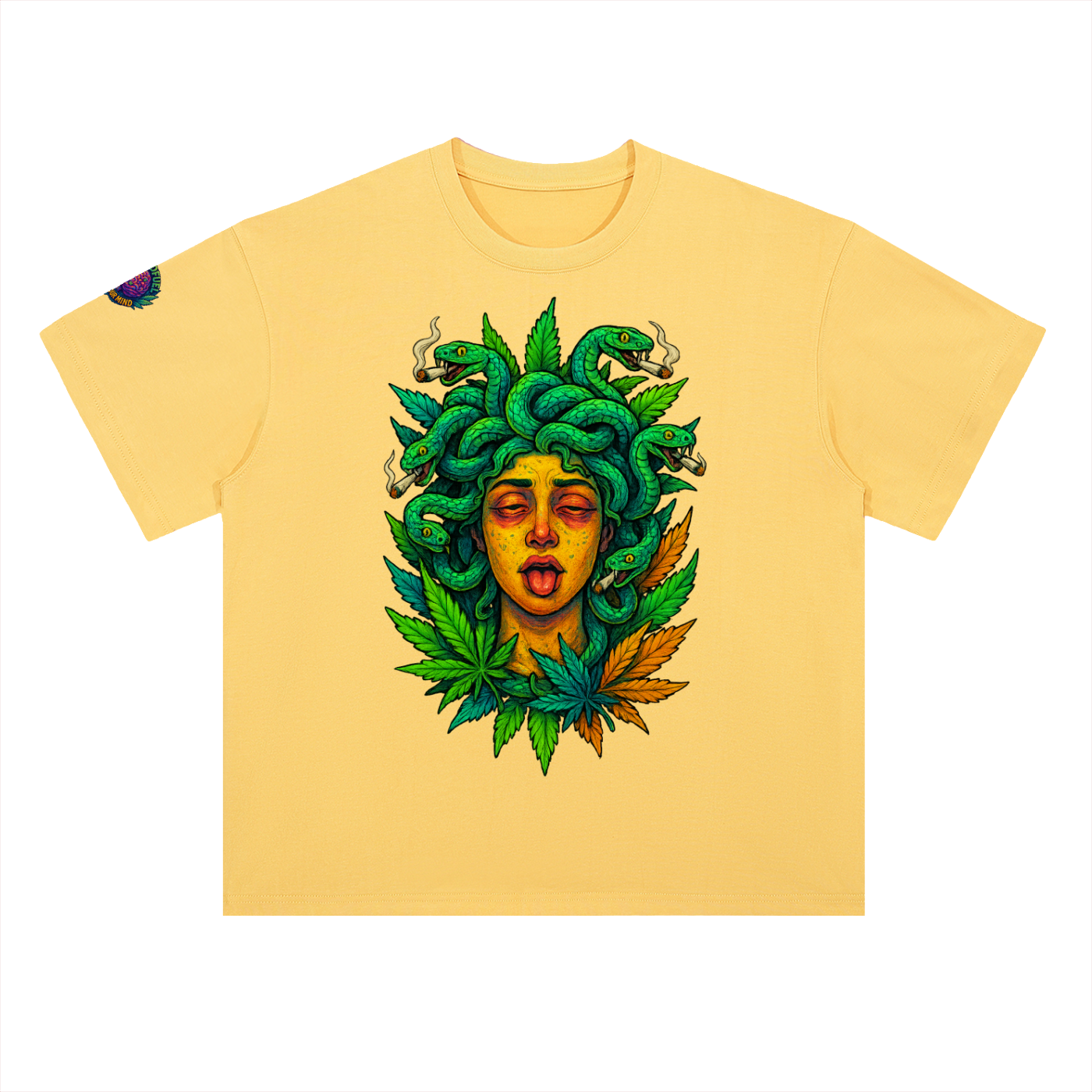 Heavyweight Drop Shoulder Cotton T-Shirt