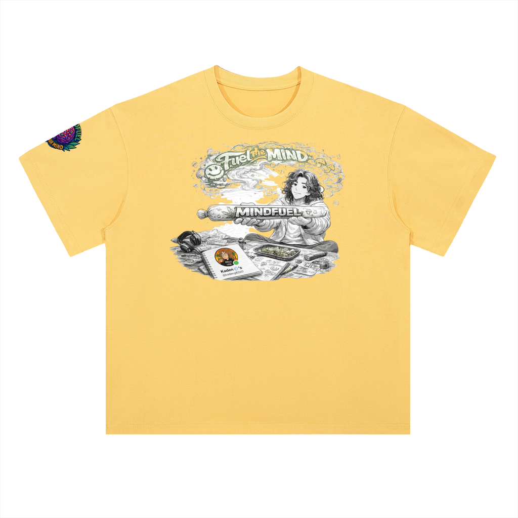 Heavyweight Drop Shoulder Cotton T-Shirt
